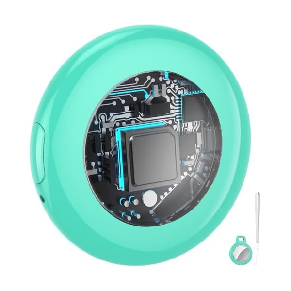 [Apple MFi Certified] (iOS Only) Tracker Tag (1 Pack), Bluetooth Tracker for Apple Find My, Replaceable Battery/Protective Case/Key Chain/Lanyards, Item Locator for Keys, Bags, Luggage, etc