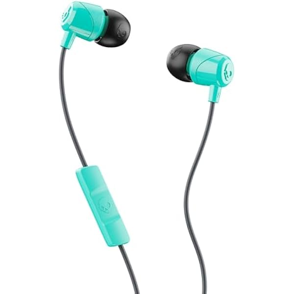 Skullcandy Jib Wired Earbuds with 3.5mm AUX Plug, Noise Isolating Fit, in-Line Microphone Call and Track Control, Convenient for Travel - Miami