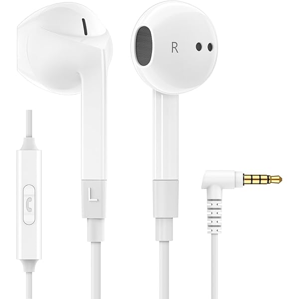 LUDOS FEROX Wired Earbuds in-Ear Headphones, 5 Year Warranty, Earphones with Microphone, Noise Isolation Corded for 3.5mm Jack Ear Buds for iPhone, Samsung, Computer, Laptop, Kids, School Students