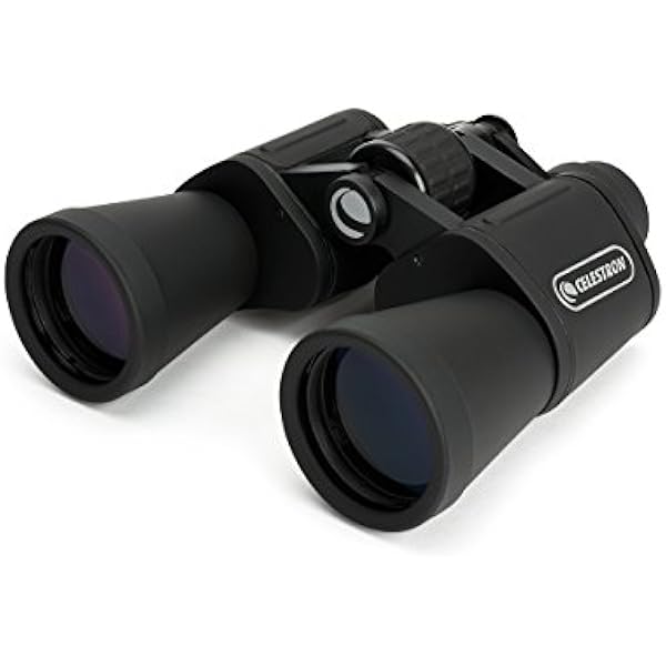 Celestron – UpClose G2 20x50 Porro Binoculars with Multi-Coated BK-7 Prism Glass – Water-Resistant Binoculars with Rubber Armored and Non-Slip Ergonomic Body for Sporting Events