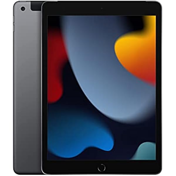 Apple 2021 iPad (10.2-inch, Wi-Fi + Cellular, 256GB) - Space Gray (Renewed Premium)