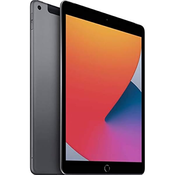 Apple 2020 iPad 8th Generation (10.2-inch, Wi-Fi + Cellular, 32GB) - Space Gray (Renewed)