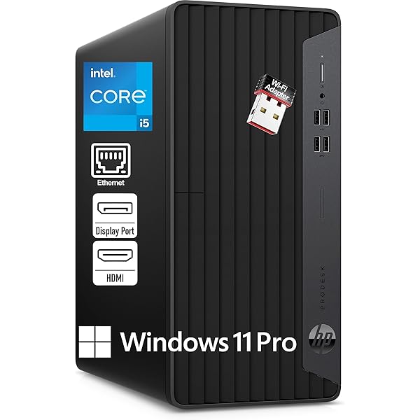 HP ProDesk 400 G7 Tower Business Desktop Computer, Intel 6-Core i5-10500 (Beat i7-8700), 32GB DDR4 RAM, 1TB PCIe SSD, WiFi Adapter, RJ-45, HDMI, DisplayPort, Keyboard and Mouse, Windows 11 Pro