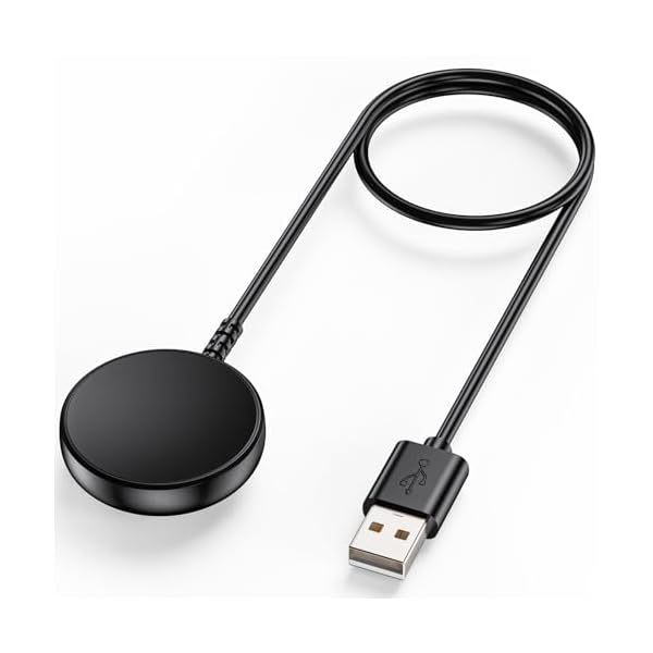 3.3FT for Samsung Galaxy Watch Charger Compatible with Watch 8/8 Classic/Ultra/7/6/6 Classic/5/5 Pro/4/4 Classic/3/Active/FE USB Magnetic Fast Charging