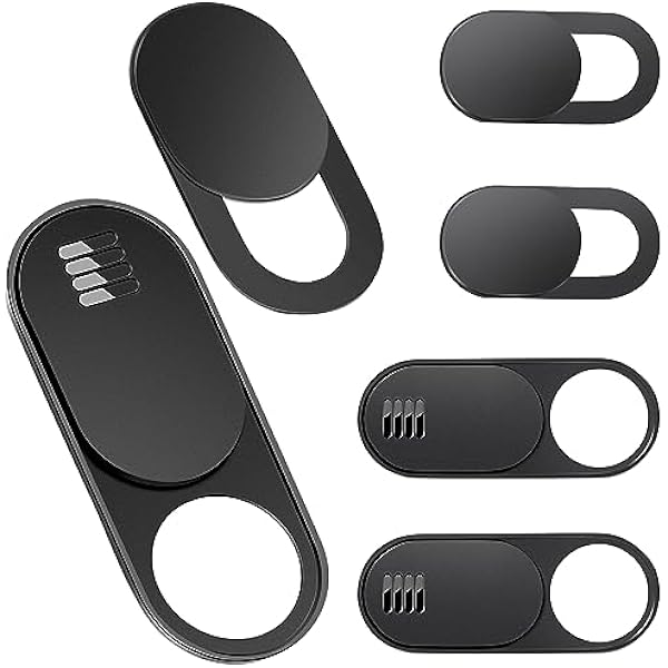 Laptop Camera Cover Slide,3 Large+3 Small Ultra Thin Webcam Cover for Laptop,Computer,Tablet,iPhone 6/7/8 Plus and Tesla Model 3/Y Interior Cabin Camera,Web Cam Blocker Protect Your Privacy