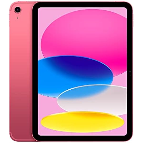 Apple 2022 iPad (10.9-inch, Wi-Fi + Cellular, 64GB) - Pink (Renewed)