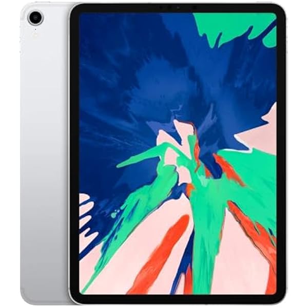 Apple iPad Pro 2018 (11-inch, Wi-Fi + Cellular, 64GB) - Silver (Renewed)