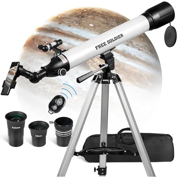 Telescopes for Adults High Powered, 700x90mm AZ Astronomical Professional Refractor Telescope for Beginners Astronomy with Advanced Eyepieces, Cool Astronomy for Christmas, White
