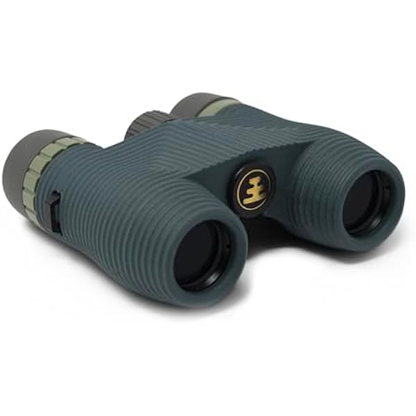 Nocs Provisions Standard Issue 8x25 Waterproof Binoculars, 8X Magnification, Bak4 Prism, Wide View Multi-Coated Lenses for Bird Watching, Hiking & Backpacking - Cypress Green II