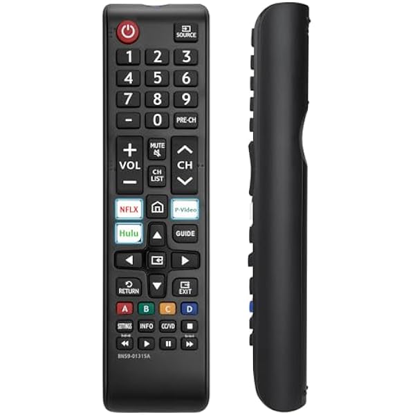 Replacement BN59-01315A BN59-01315J Remote Control Compatible with Samsung 4K Crystal UHD 6/7/8/9/TU-7000 Series Smart TV(BN59-01315E)