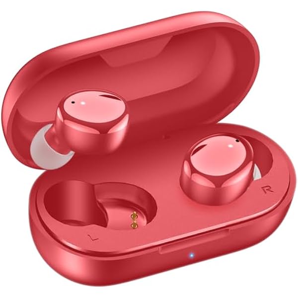 kurdene Wireless Earbuds Bluetooth Headphones Sport,Over Ear Buds with Deep Bass Sound,60Hrs Playtime Earphones Redesigned Comfort Fit with Earhooks for Running,Meeting,Workout-Mint Green