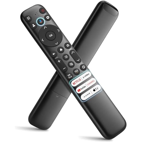 Voice Remote Only for TCL-Google-TV-Remote-Control Replacement,RC813 Remote Compatible with TCL 4k QLED/UHD/QD-Mini LED Series Smart TVs(Not for Fi & Roku TVs)