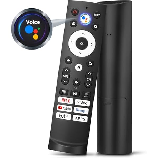 Voice Replacement Only for Hisense-TV-Remote-Control, for Hisense-Google-Smart-4K-TV LED ULED QLED UHD