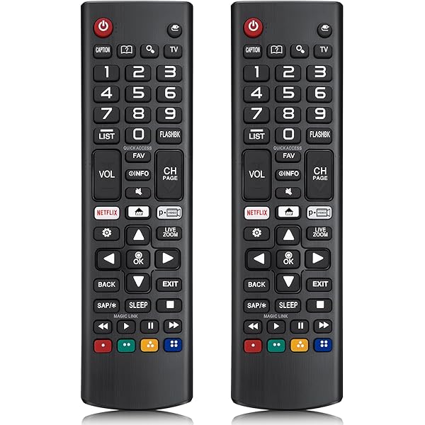 【Pack of 2】 for LG Smart TV Remote Control Replacement，Universal for All LG Smart TVs