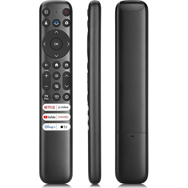 Replacement Only for TCL Google TV Remote Control,RC813 Compatible with TCL QM8/QM7/S5/S4/S3/Q7/Q6/Q5 4K UHD HDR LED QLED QD-Mini LED Full-HD Smart TVs