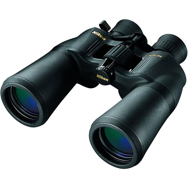 Nikon ACULON A211 10-22x50 Binocular | Multilayer coating, Porro prism Binocular with turn and slide eyecups, Tripod Adaptable | Official Nikon USA Model