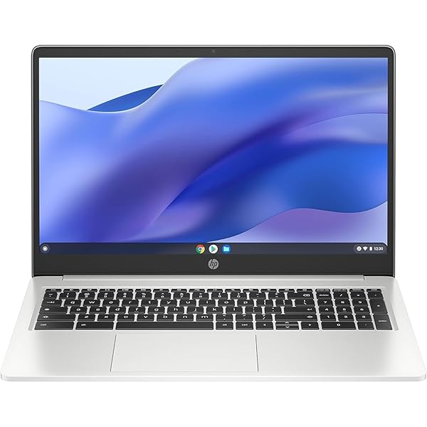 HP 15.6 HD Premium Chromebook, Intel Celeron N Processor 3.7GHz Turbo Speed, 8GB Ram, 64GB SSD, Ultra-Fast WiFi Up to 1700 Mbps, Chrome OS, Arctic Sliver