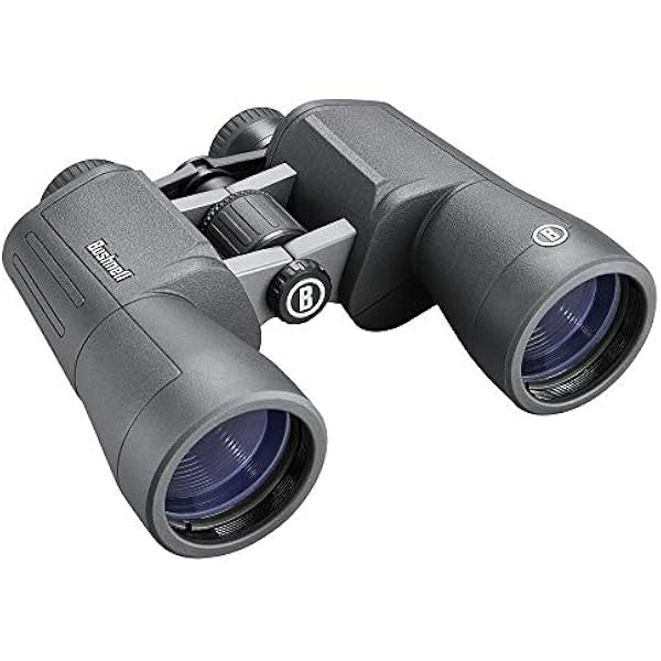 Bushnell PowerView 2 Binoculars, High-Definition Binoculars with Multi-Coated Lenses, Durable Aluminum Alloy Chassis, Wide Field of View, Ideal for Wildlife Observation, Hiking and Sporting Events