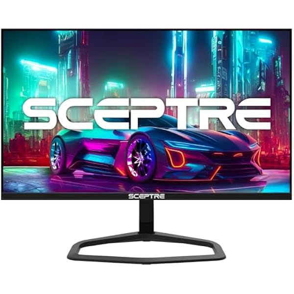 Sceptre New 24.5-inch Gaming Monitor 240+Hz 1ms DisplayPort x2 HDMI x2 100% sRGB AMD FreeSync Premium Build-in Speakers, Machine Black 2025 (E255B-FWD240 Series)