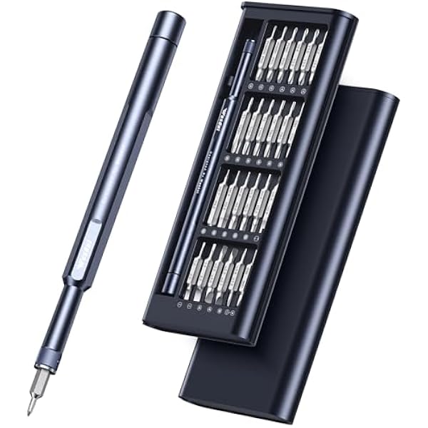 49-in-1 Small Screwdriver Set, [Super Durable] Tiny Torx Screwdriver Fits All Ring Doorbell, Precision Magnetic Mini Repair Tool Kit for Watch, Laptop, Eyeglass, Camera, Men Gift Screw Driver