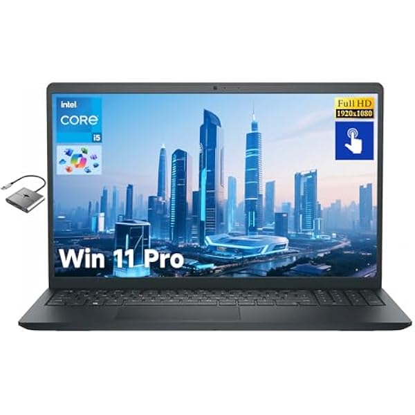 Dell Inspiron 15 Business Laptop, 15.6" FHD Touchscreen, Intel 10-Core i5-1334U, 64GB RAM 2TB SSD, Wi-Fi 6, Win 11 Pro, Laptop Computer for Work School Home Office Professional Use