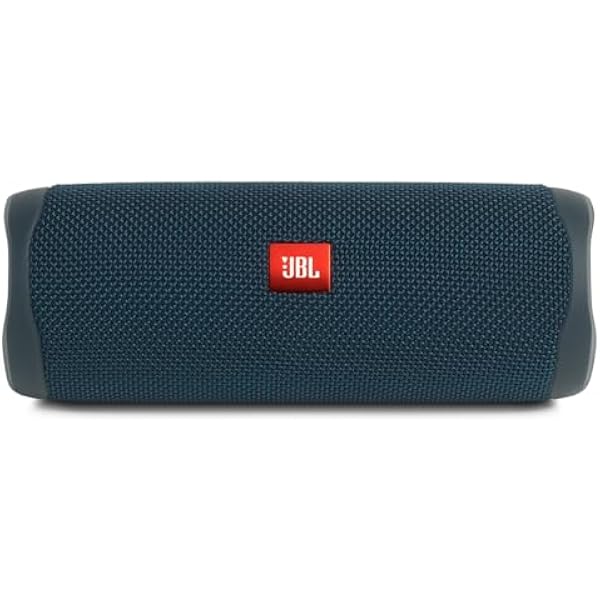 JBL FLIP 5, Waterproof Portable Bluetooth Speaker, Blue, 3.6 x 3.6 x 8.5