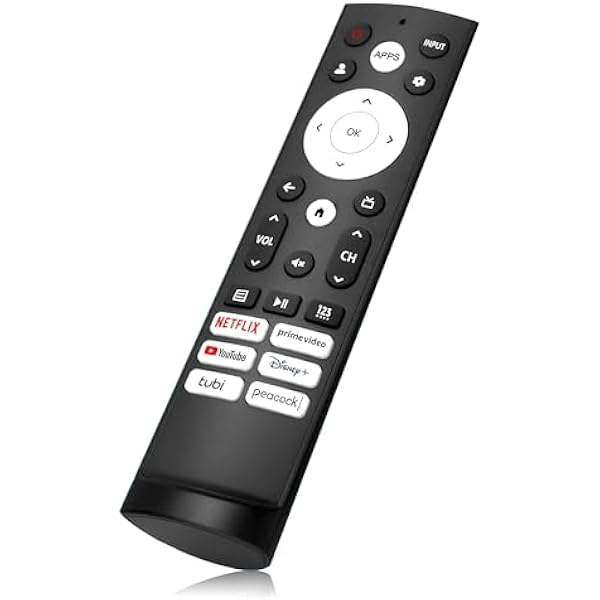 Replacement Remote for Hisense Smart Google TV - Universal Remote Control Compatible with Hisense UHD 4K ULED Android Google TVs - Quick Launch 6 Hotkeys - No Voice Function, Easy Setup