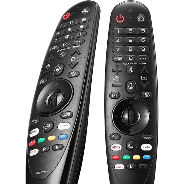 Magic Remote for LG UHD OLED QNED NanoCell Webos Smart TV Magic Remote Control Replacement AKB75855501 AN-MR20GA MR19BA MR21 MR22 MR23 MR24 GA GN GC MR18BA MR650A, with Voice and Pointer Function