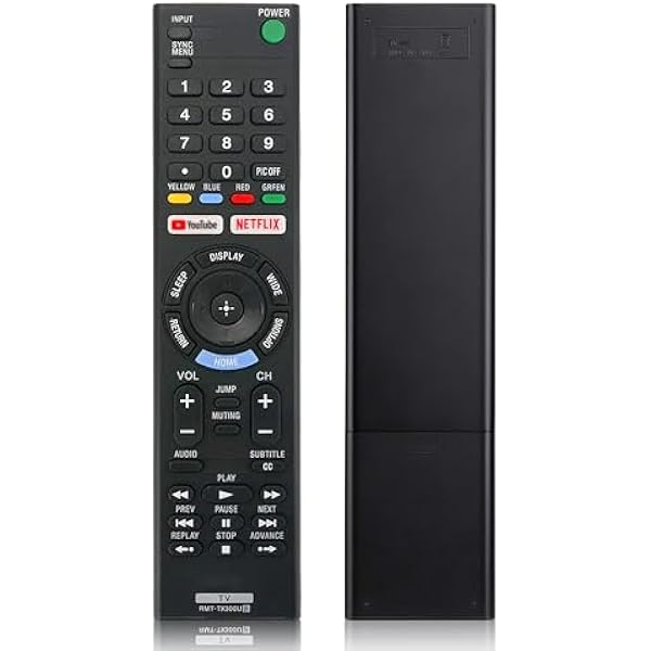 Universal Remote Control for Sony-TV-Remote Replacement Remote for All Sony Bravia Smart LED UHD LCD HD Google TVs RMT-TX300U RMT-TX100U with YouTube,Netflix Buttons - No Setup Needed