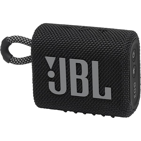 JBL Go 3 - Portable Mini Bluetooth Speaker, big audio and punchy bass, IP67 waterproof and dustproof, 5 hours of playtime, speaker for home, outdoor and travel (Black)