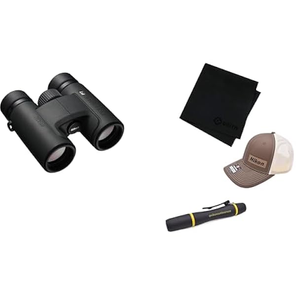 NIKON Prostaff P7 8x30 & Brown Hat & Lens Pen & Gritr Microfibre