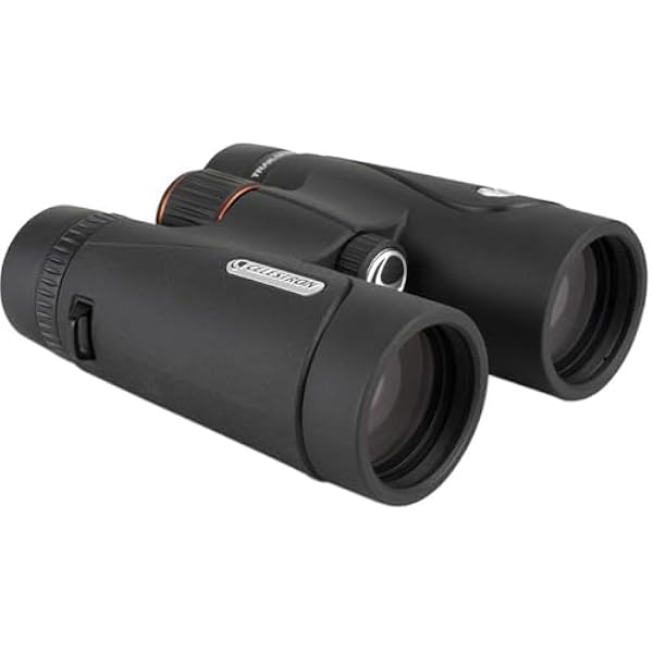 Celestron – TrailSeeker ED 10x42 Binoculars – Compact ED Binocular for Birdwatching and Outdoor Activities – Binocular with ED Objective Lenses – Fully Broadband Multi-Coated Optics – BaK4 Roof Prism