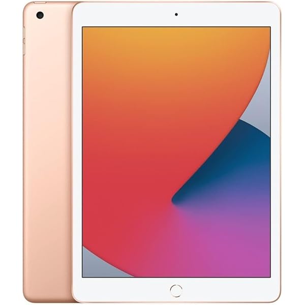 2019 Apple iPad, 10.2-inch, Wi-Fi + Cellular, 32GB - Gold (Renewed Premium)