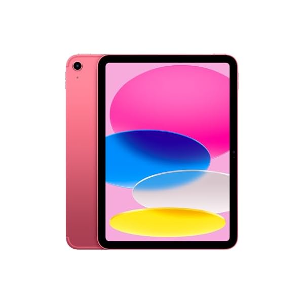 Apple iPad 11-inch: A16 chip, 11-inch Model, Liquid Retina Display, 128GB, Wi-Fi 6 + 5G Cellular, 12MP Front/12MP Back Camera, Touch ID, All-Day Battery Life — Pink