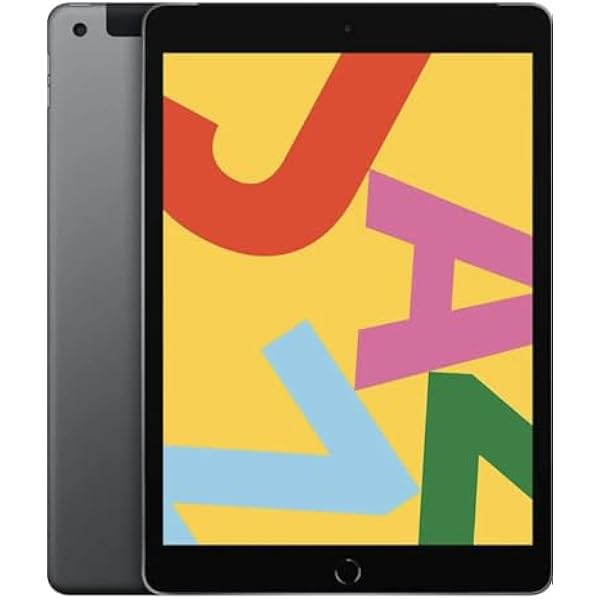 Apple iPad 2019 10.2-inch, Wi-Fi + Cellular, 32GB, Space Gray (Renewed)